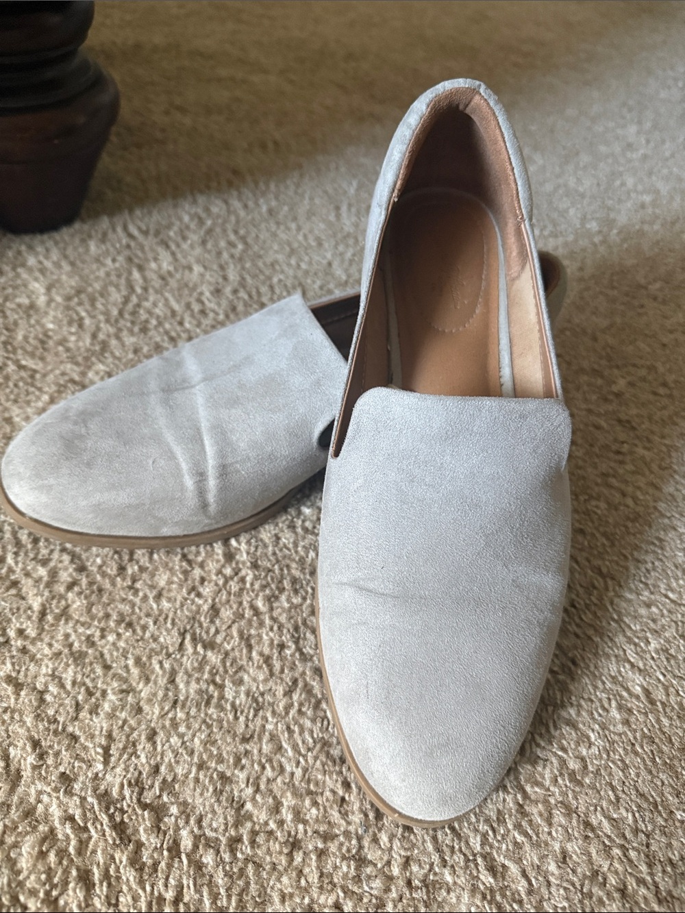 Universal Thread Gray Flats Slip-On Loafers
